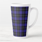 Royal Blue Black Kariert Milchtasse (Rechts)