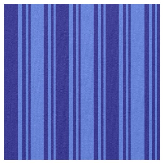 Royal Blue & Blue Colored Lines Stoff (Nahaufnahme)