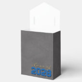 Royal Blue & Bronze Chalkboard Gradu Geschenkboxen Geschenkschachtel (Geöffnet)