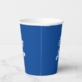 Royal Blue Business Company Logopapier-Becher Pappbecher (Rechts)