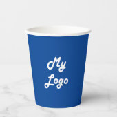Royal Blue Business Company Logopapier-Becher Pappbecher (Vorderseite)