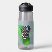 Royal Blue Butterfly Foto Trinkflasche (Vorne)