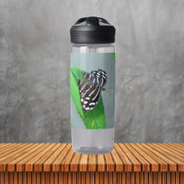 Royal Blue Butterfly Foto Trinkflasche