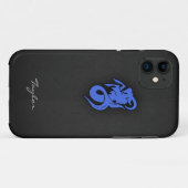 Royal Blue Capricorn Case-Mate iPhone Hülle (Rückseite (Horizontal))
