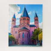 Royal Blue Castle mit Wolken und Blauem Himmel Puzzle (Vertikal)