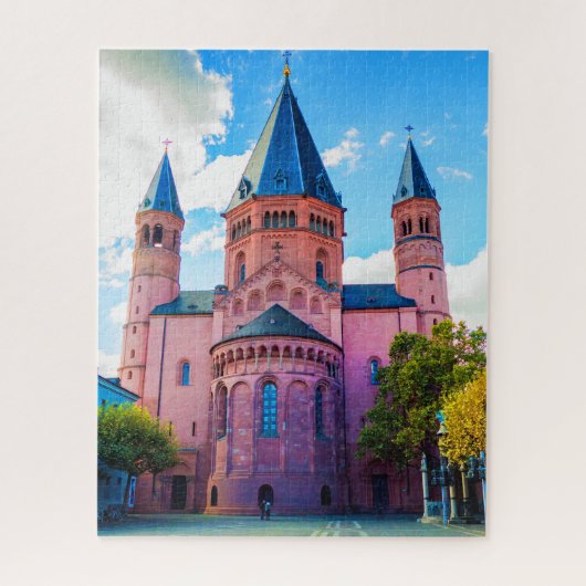 Royal Blue Castle mit Wolken und Blauem Himmel Puzzle (Vertikal)
