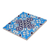 Royal Blue Ceramic Classic Geometric Mosaic  Fliese (Seite)