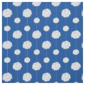 Royal Blue Cheerleader Pom Pom Pattern Stoff (Muster)