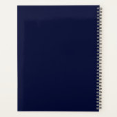 Royal Blue Color Planner Planer (Rückseite)