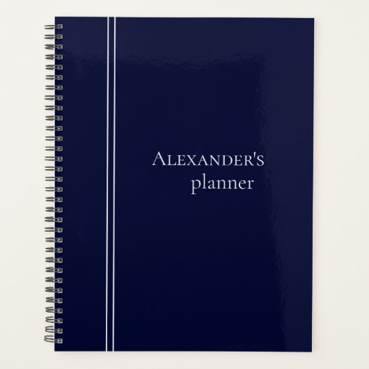 Royal Blue Color Planner Planer (Vorderseite)