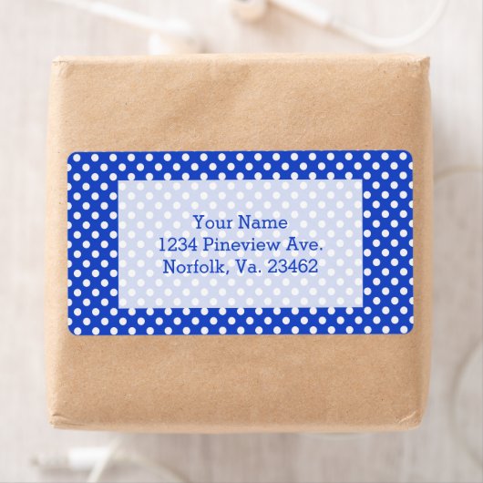 Royal Blue Combination Polka Dots by STaylor (Insitu)