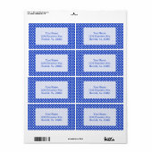 Royal Blue Combination Polka Dots by STaylor (Vorne)