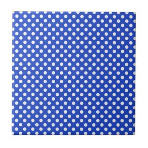 Royal Blue Combination Polka Dots by STaylor Fliese