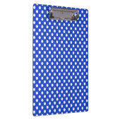 Royal Blue Combination Polka Dots by STaylor Klemmbrett (Rechts)