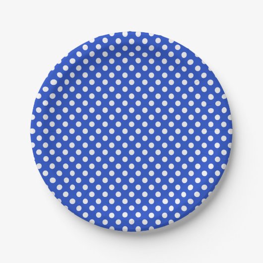 Royal Blue Combination Polka Dots by STaylor Pappteller (Vorderseite)