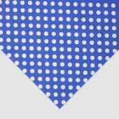 Royal Blue Combination Polka Dots by STaylor Seidenpapier (Ausschnitt)