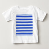 Royal Blue Combination Stripes by Shirley Taylor Baby T-shirt (Vorderseite)