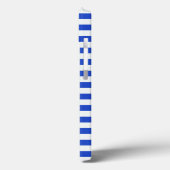 Royal Blue Combination Stripes by Shirley Taylor Case-Mate iPhone Hülle (Rückseite / Links)