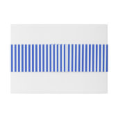 Royal Blue Combination Stripes by Shirley Taylor Einladungsbanderole (Rückseitenbeispiel)