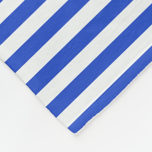 Royal Blue Combination Stripes by Shirley Taylor Fleecedecke (Ecke)