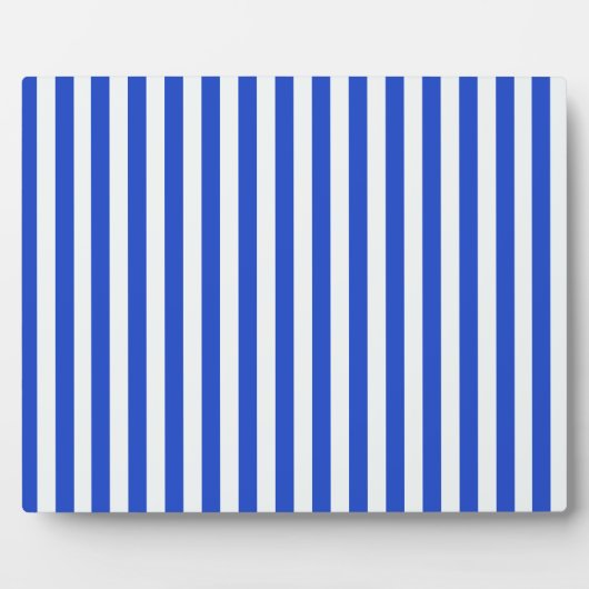 Royal Blue Combination Stripes by Shirley Taylor Fotoplatte (Vorderseite)
