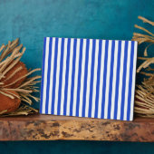 Royal Blue Combination Stripes by Shirley Taylor Fotoplatte (Seite)