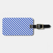 Royal Blue Combination Stripes by Shirley Taylor Gepäckanhänger (Vorderseite horizontal)
