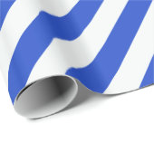 Royal Blue Combination Stripes by Shirley Taylor Geschenkpapier (Rolleneckpunkt)