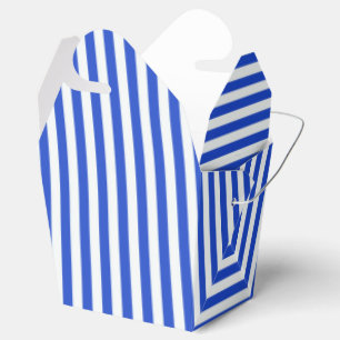 Royal Blue Combination Stripes by Shirley Taylor Geschenkschachtel