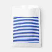 Royal Blue Combination Stripes by Shirley Taylor Geschenktütchen (Vorderseite)