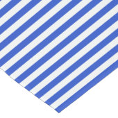 Royal Blue Combination Stripes by Shirley Taylor Kurzer Tischläufer (Ecke)