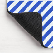 Royal Blue Combination Stripes by Shirley Taylor Mousepad (Ecke)