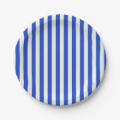 Royal Blue Combination Stripes by Shirley Taylor Pappteller (Vorderseite)