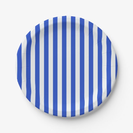 Royal Blue Combination Stripes by Shirley Taylor Pappteller (Vorderseite)