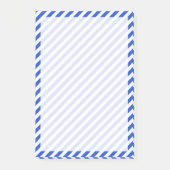 Royal Blue Combination Stripes by Shirley Taylor Post-it Klebezettel (Vorderseite)