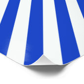 Royal Blue Combination Stripes by Shirley Taylor Poster (Ecke)