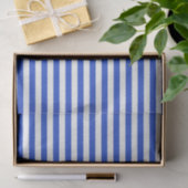 Royal Blue Combination Stripes by Shirley Taylor Seidenpapier (Geschenk)