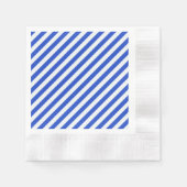 Royal Blue Combination Stripes by Shirley Taylor Serviette (Vorderseite)