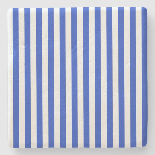Royal Blue Combination Stripes by Shirley Taylor Steinuntersetzer (Vorderseite)