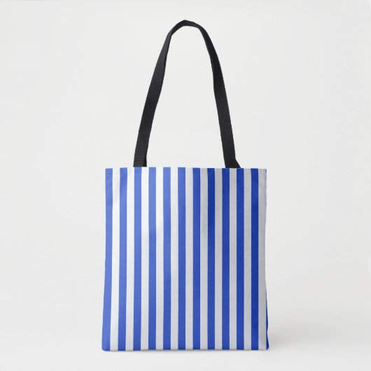 Royal Blue Combination Stripes by Shirley Taylor Tasche (Vorderseite)
