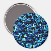 Royal Blue Craze... Magnet (Vorderseite/Rückseite)