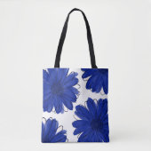 Royal Blue Daisies Tasche (Vorderseite)