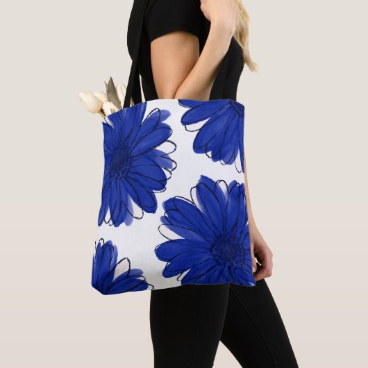 Royal Blue Daisies Tasche (Von Nahem)