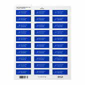 Royal Blue Damask Monogram M oder Any Initial M010 (Vorne)