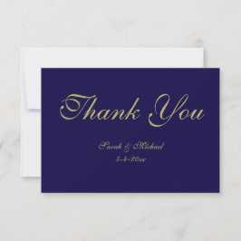 Royal Blue Danke-Card Dankeskarte