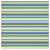 Royal Blue, Dark Olive Green, Green & Light Yellow Stoff (Muster)