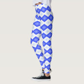 Royal blue diamond pattern leggings (Links)