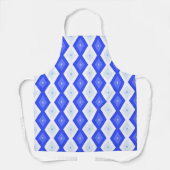Royal blue diamond pattern schürze (Vorderseite)