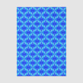 Royal Blue Diamond Pattern Seidenpapier (Vorderseite)