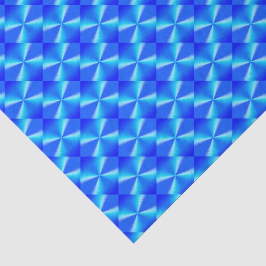 Royal Blue Diamond Pattern Seidenpapier (Ausschnitt)